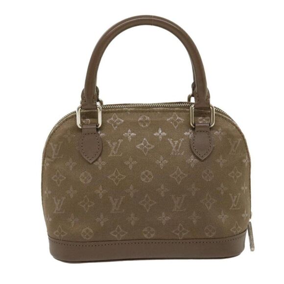 LOUIS VUITTON Monogram Satin Little Alma Hand Bag Gray - Picture 2 of 15